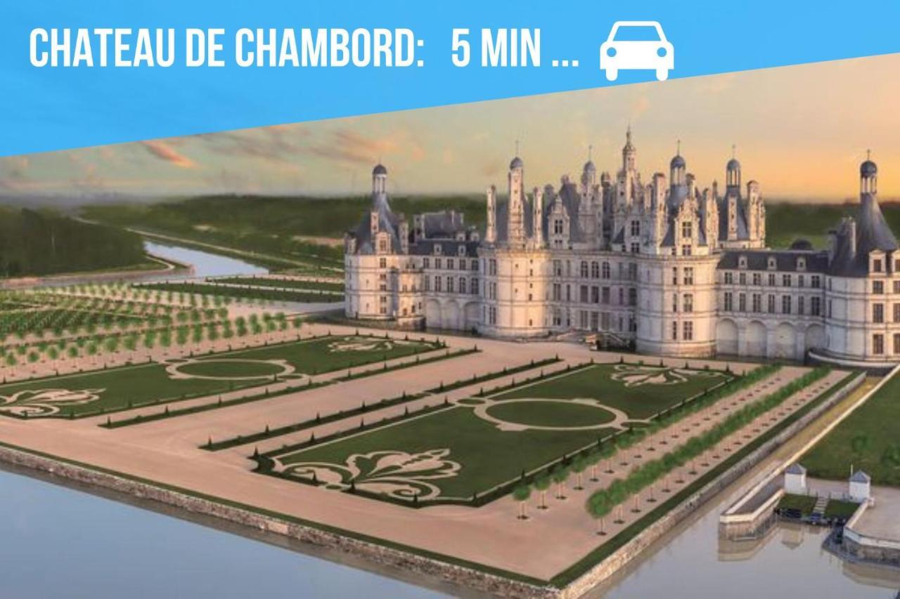 Saint-Claude-de-Diray Caporizon-L'Atelier-Aux Portes Du Chateau De Chambord מראה חיצוני תמונה